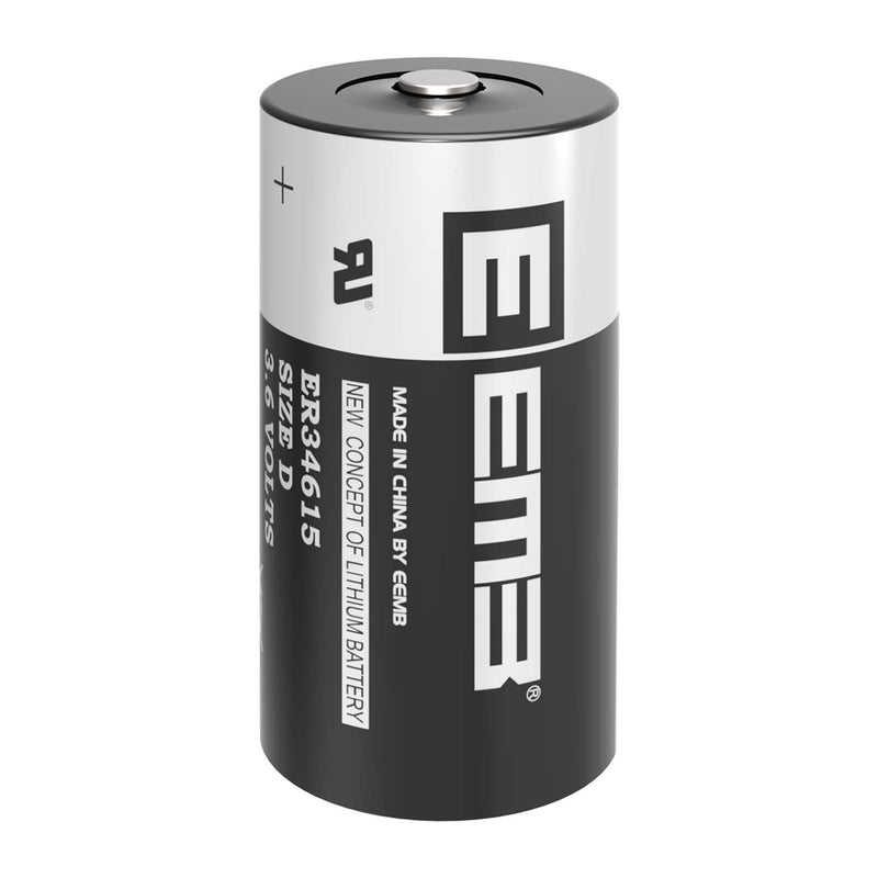EEMB ER34615 Nonrechargeable 3.6V Lithium Battery Li-SOCL₂ D Size 19000 mAh High Capacity UL Certified Single-Use 3.6V Lithium Thionyl Chloride Battery DO NOT Charge Battery 1 - NewNest Australia