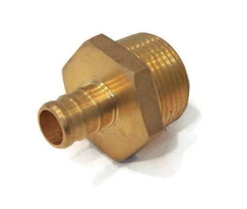 1/2" x 3/4" Male NPT, Brass, Threaded Adapter PEX Fitting for SharkBite UC116LF - NewNest Australia