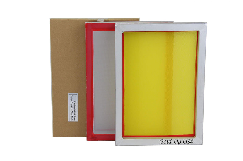 Aluminum Screen Printing Screens, Size 10 x 14 Inch Pre-Stretched Silk Screen Frame (110 White Mesh) 110 White Mesh - NewNest Australia