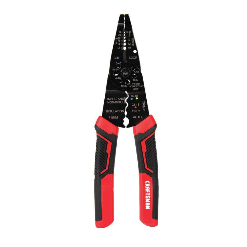 CRAFTSMAN Wire Stripping Tool / Wire Cutter & Crimper, 8-Inch (CMHT81714) - NewNest Australia