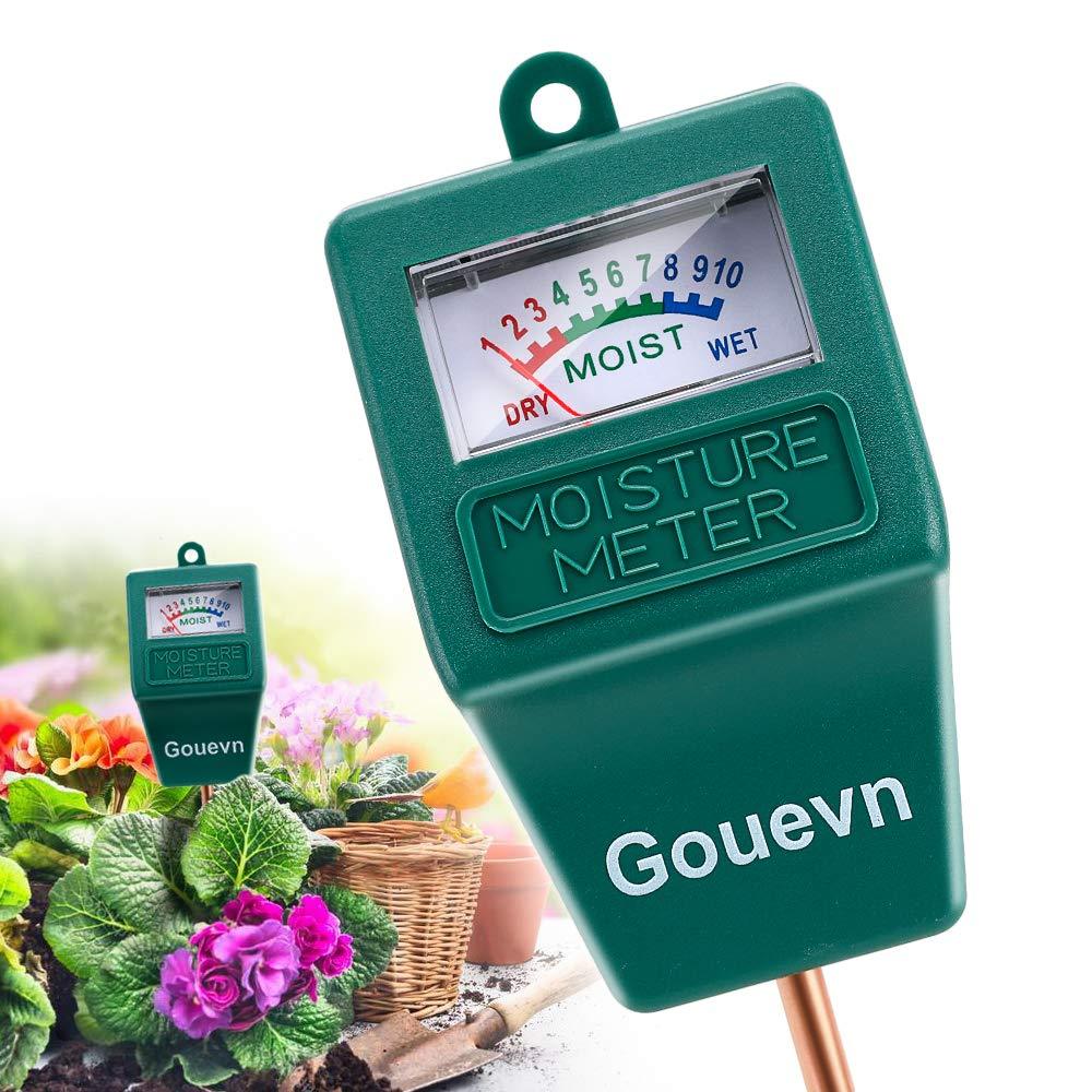 Gouevn Soil Moisture Meter, Plant Moisture Meter Indoor & Outdoor, Hygrometer Moisture Sensor Soil Test Kit Plant Water Meter for Garden, Farm, Lawn (No Battery Needed) Green - NewNest Australia