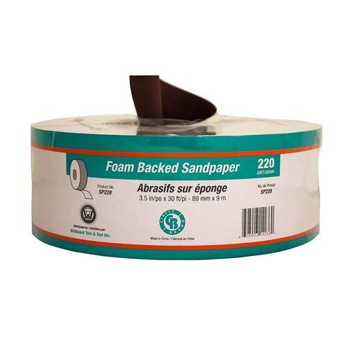 Circle Brand Sponge Back Drywall Sandpaper 3.5" Wide x 30 Ft. Roll (220 Grit) 220 Grit - NewNest Australia