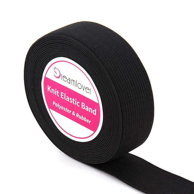 Dreamlover Elastic Band for Wig, Wig Band for Laying Edges, Lace Melting Band, Black Elastic Band for Sewing, 1 Inch x 6 Yard 1 Inch * 6 Yard - NewNest Australia
