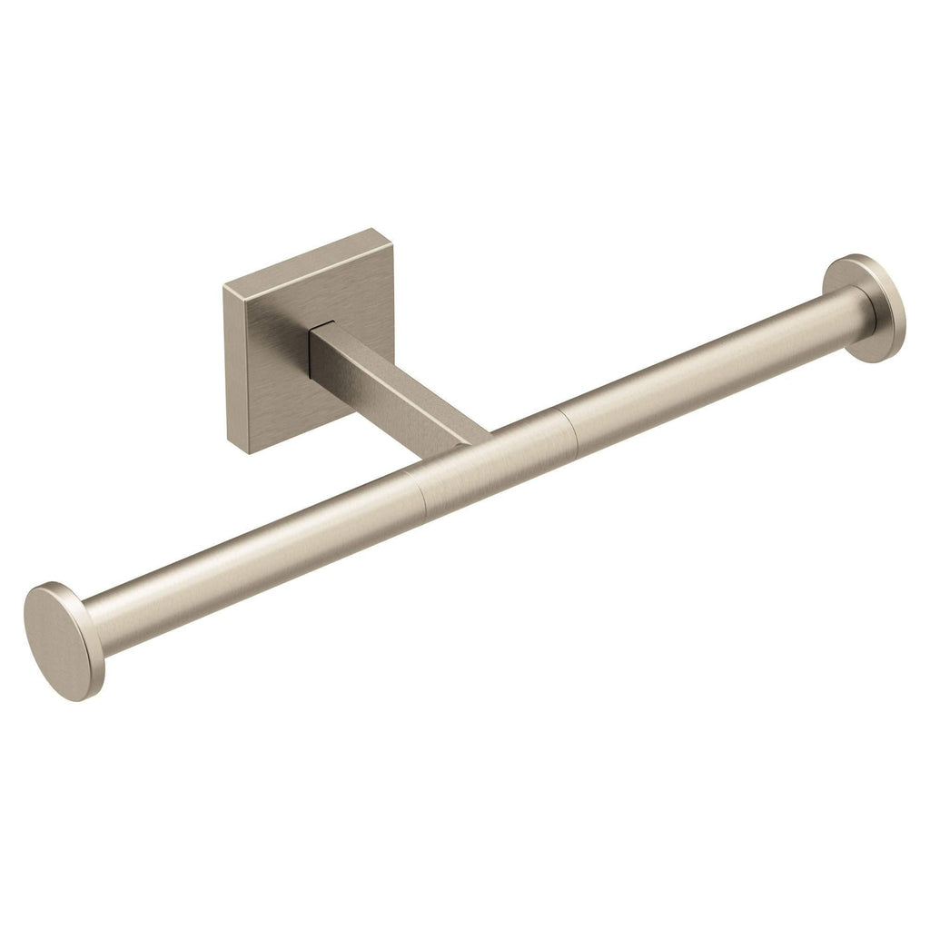 Moen BP1888BN Triva Double-Post Toilet Paper Holder, Brushed Nickel Brushed Nickel (Bn) - NewNest Australia