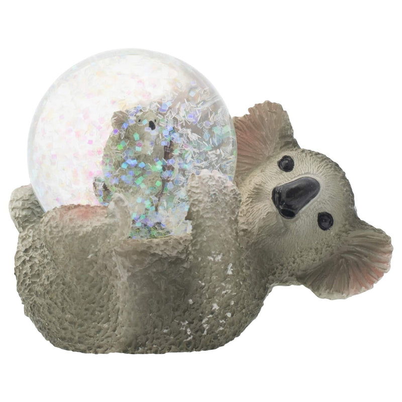 NewNest Australia - Elanze Designs Mommy Koala and Joey Baby Figurine 45MM Glitter Water Globe Decoration 