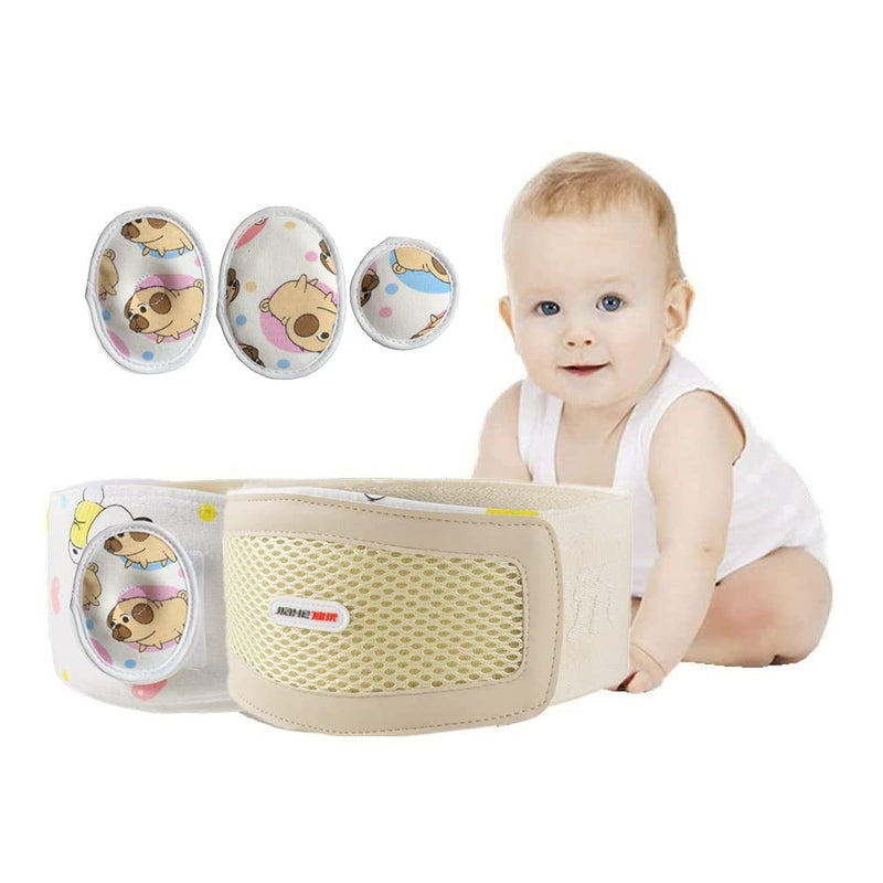 Umbilical Hernia Belt Baby Belly Button Band Infant Belly Wrap Truss Abdominal Binder for Children Kids Support Adjustable Navel Belly Band Newborn Umbilical Cord 15-20 inch - NewNest Australia