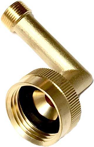 Shark Industrial Premium No-lead brass dishwasher swivel connector elbow fitting 3/8" comp x 3/4" FHT - NewNest Australia