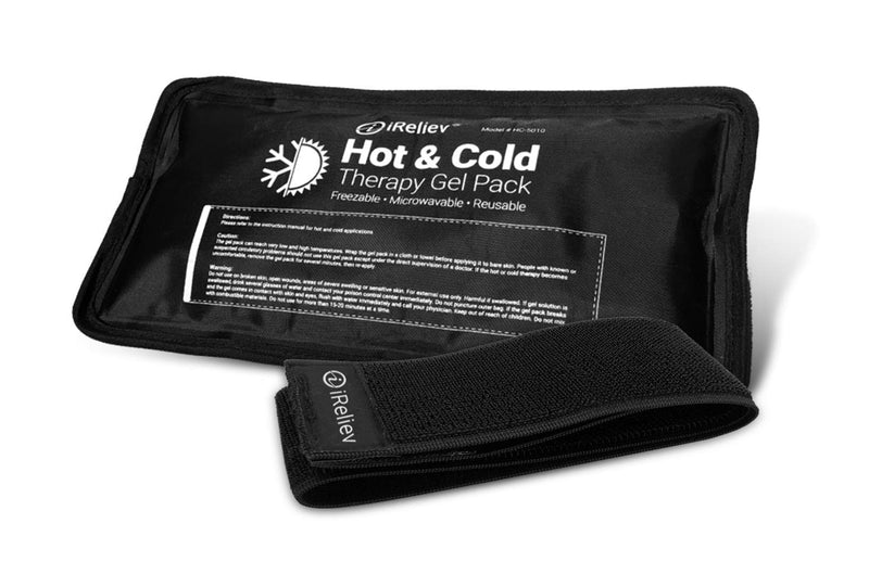 Ice Pack for Hot & Cold Therapy Gel Pack - Hot & Cold Relief, Reusable, Freezable & Microwaveable, Pain & Muscle Soreness, Arm, Leg, Knee, Shoulder, Back Pain Relief, Compression Pack & Strap Small (Pack of 1) - NewNest Australia