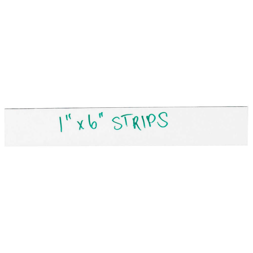 1 x 6" White Warehouse Labels - Magnetic Strips - NewNest Australia