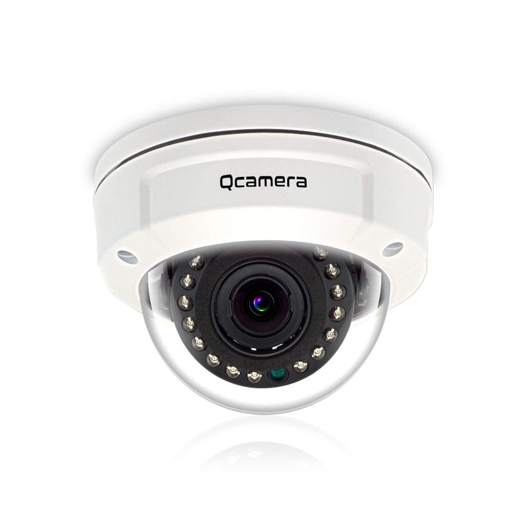 Q-camera Dome Security Camera 5MP 4 in 1 TVI/CVI/AHD/CVBS 1/2.5" Sensor 2.8-12mm Varifocal Lens Vandal-Proof 45ft 15 LEDs IR-Cut Night Vision Home Surveillance System Camera for Outdoor Indoor - NewNest Australia