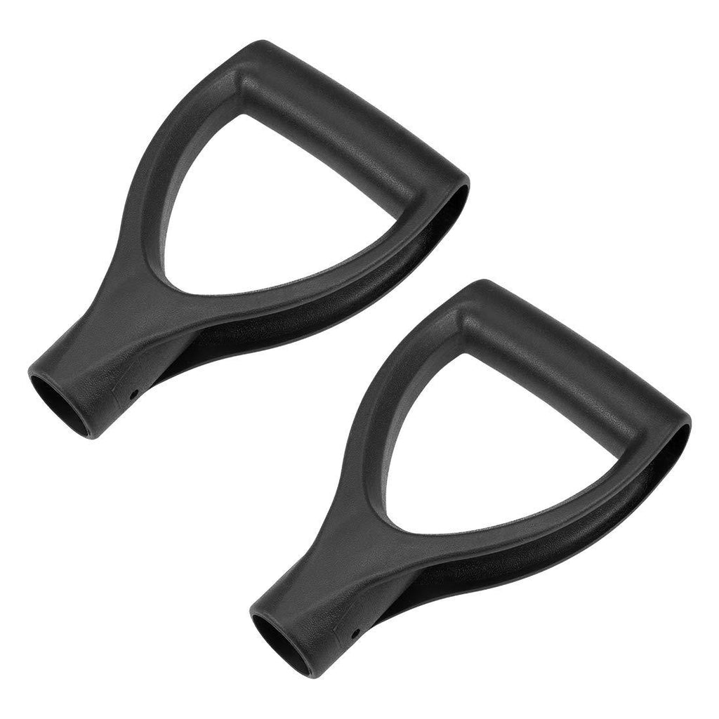 uxcell Shovel D Grip Handle, 32mm Inner Diameter PVC for Digging Raking Tool Black 2pcs - NewNest Australia