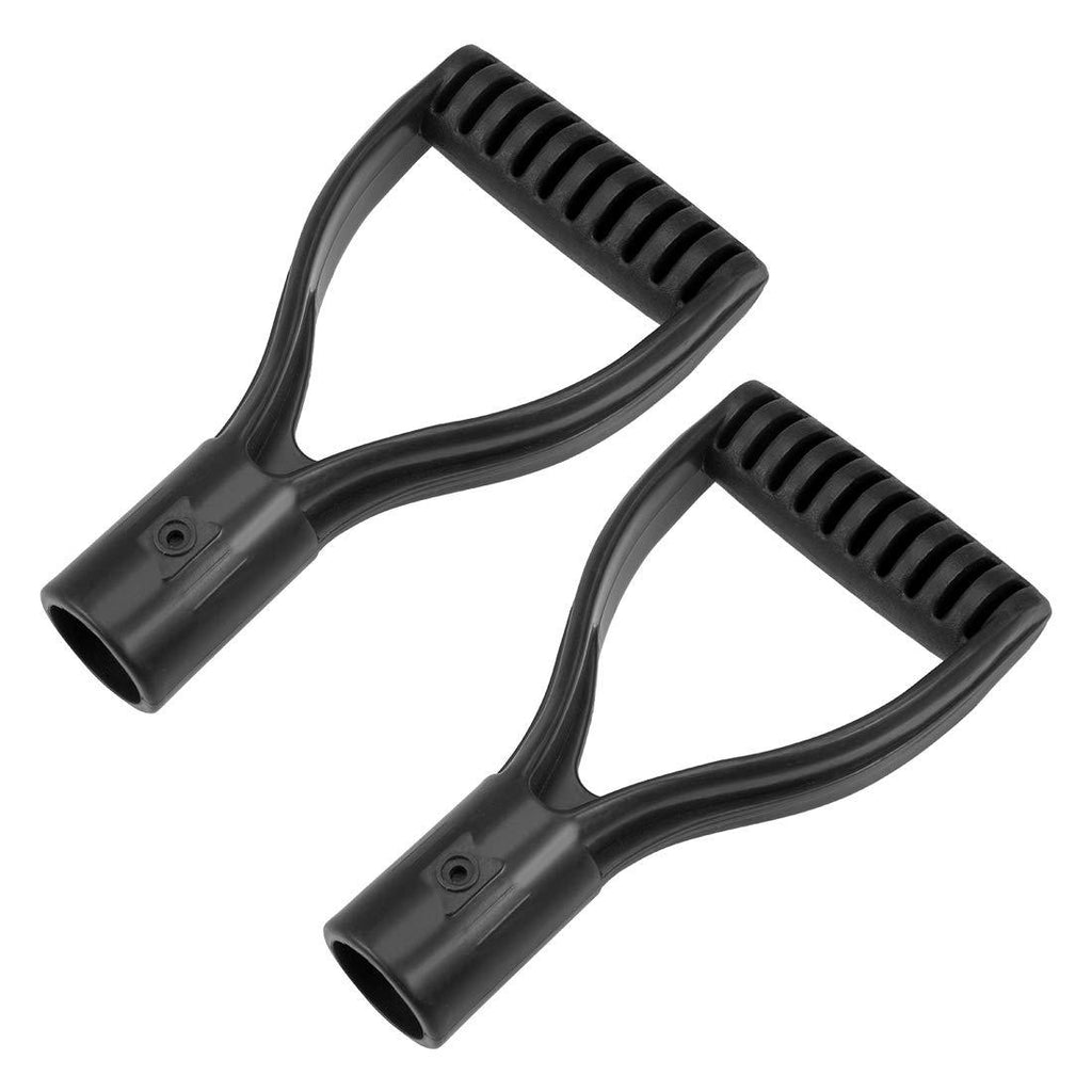 uxcell Shovel D Grip Handle, 30mm Inner Diameter PVC for Digging Raking Tool Black 2pcs - NewNest Australia