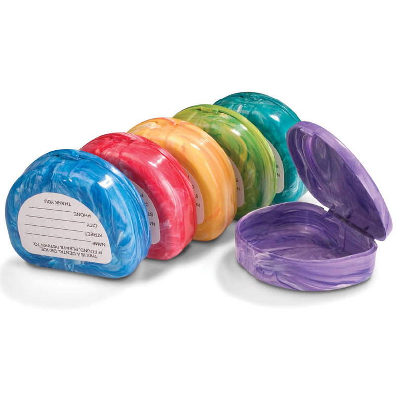 Marble Retainer Cases with Labels (3 Pack) - NewNest Australia