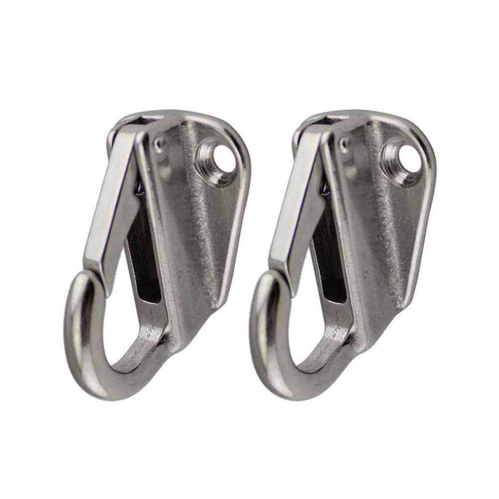 NewNest Australia - haowei Marine Hardware Hook Stainless Steel Cap Hook Spring Hanger Pack of 2 (Spring Hook) Spring hook 