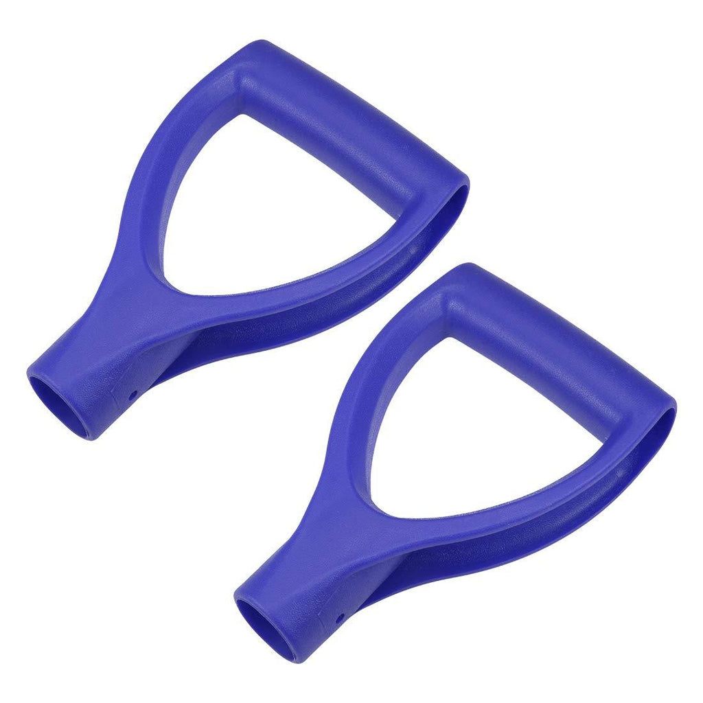 uxcell Shovel D Grip Handle, 32mm Inner Dia PVC for Digging Raking Tools Blue 2Pcs - NewNest Australia