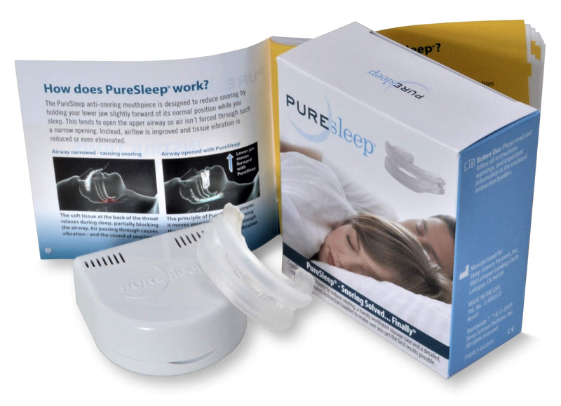 PureSleep Anti-Snoring Mouthpiece – Helps Stop Snoring – The Original Anti-Snoring Solution – Comfortable & Adjustable – Over a Million Units Sold – Made in The USA - NewNest Australia
