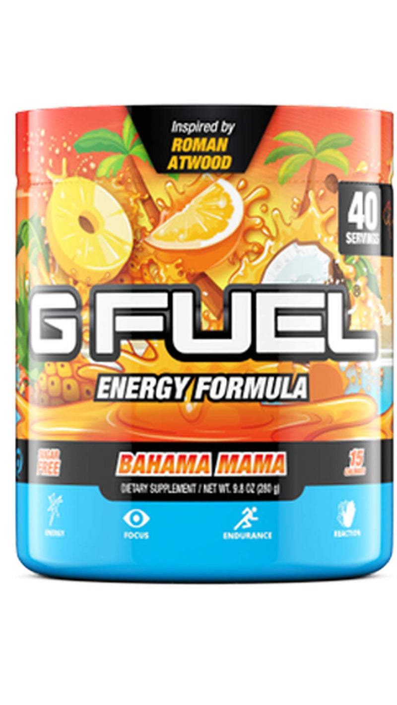 G Fuel Bahama Mama Elite Energy Powder Inspired by Roman Atwood, 9.8 oz (40 Servings) - NewNest Australia
