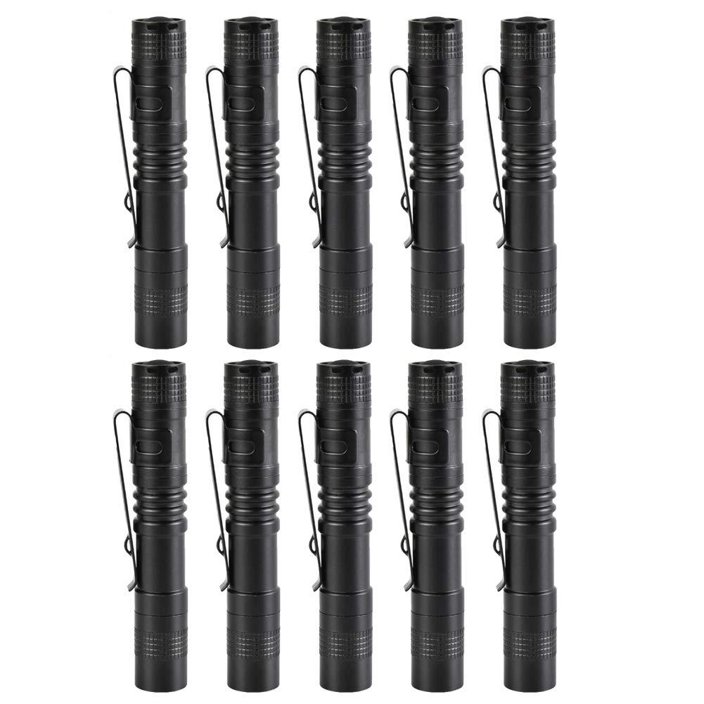 Led Penlight Flashlight, 10 Pcs Mini Pen Flashlight Tactical Powerful Lumen penlight torch flashlight for Camping, Hiking 10pcs #029-A - NewNest Australia