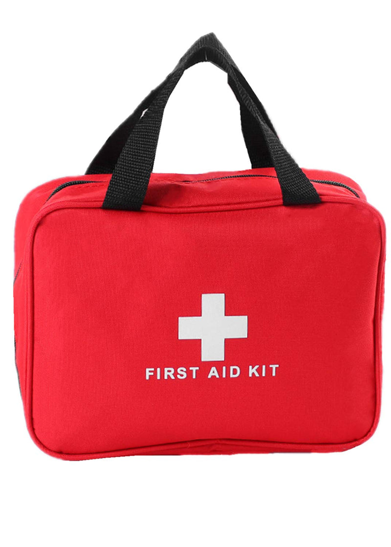 PAXLamb First Aid Bag First Aid Kit Empty Medical Storage Bag Red Trauma Bag for Emergency First Aid Kits Car Workshop Cycling Outdoors (Red 1PC) Red 1pc - NewNest Australia