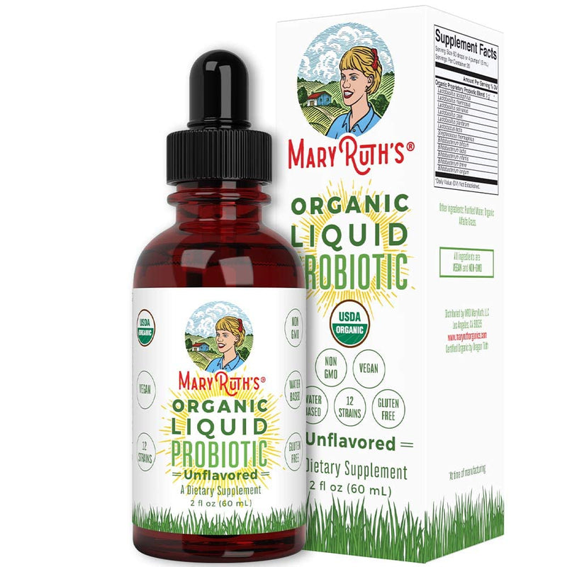 Probiotics for Women Men & Kids | Probiotics for Digestive Health | Acidophilus Probiotic | Gut Health & Immune Support Supplement | Vegan | Non-GMO | Gluten Free | 20 Servings 2 Fl Oz (Pack of 1) - NewNest Australia