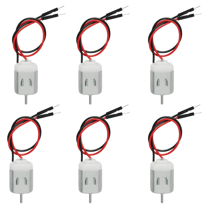 Gikfun 1.5V-6V Type 130 Miniature DC Motors for Arduino Hobby Projects DIY (Case Pack of 6) EK1450 - NewNest Australia