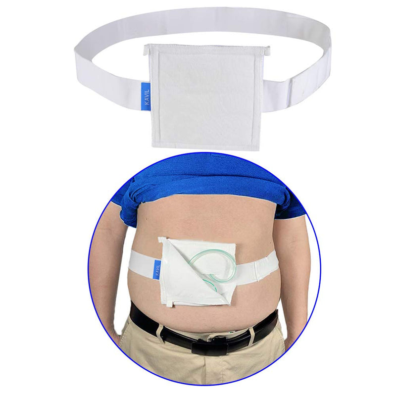 G Tube Holder Belt Feeding Tubes Accessories G Tube Covers Peg Tube Gastrostomy Catheter Pd Dialysis Belt Pads Drainage Medical Abdominal Dialysis For Men Women(28"~37") - NewNest Australia