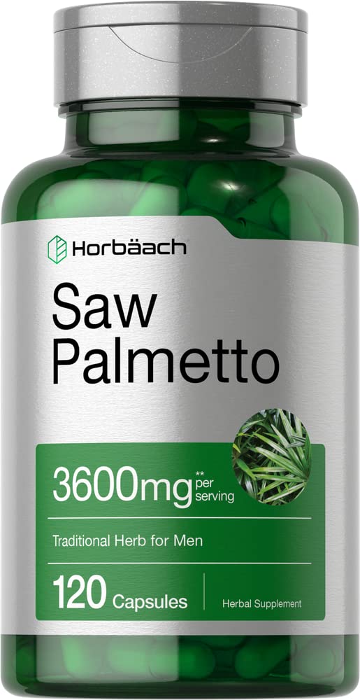 Saw Palmetto Extract | 120 Capsules | Gluten Free | from Saw Palmetto Berries | by Horbaach - NewNest Australia