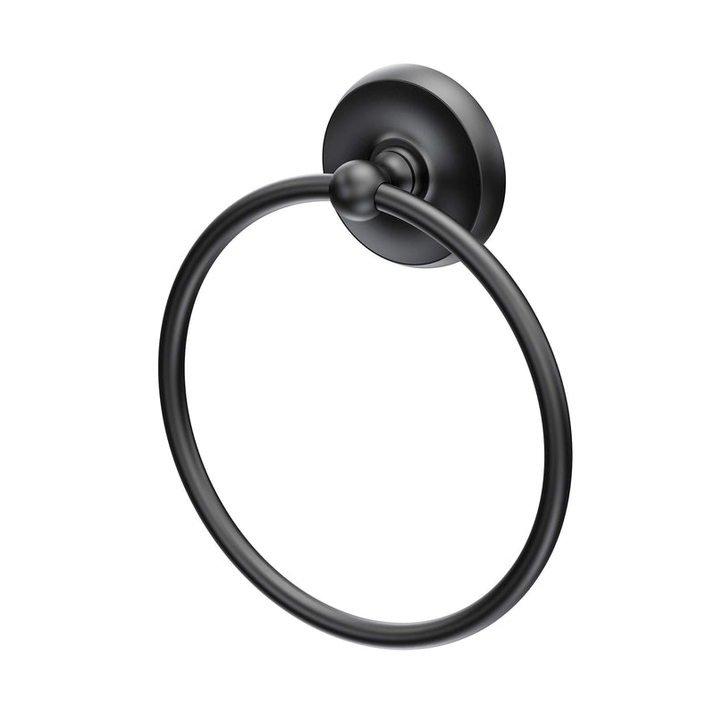 Gatco Desinger II Towel Ring, Matte Black - NewNest Australia