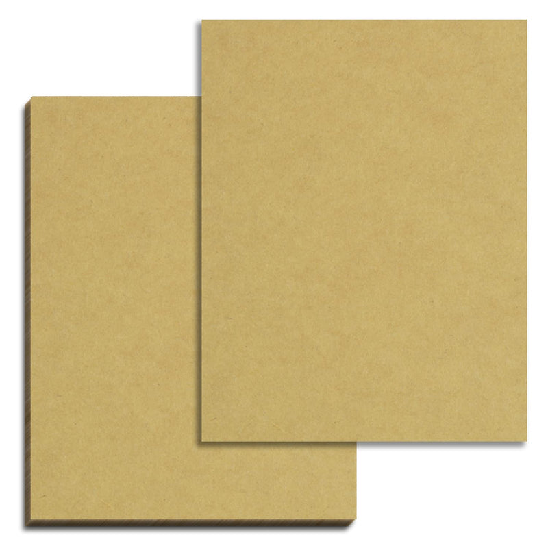 50 Sheets, Brown Kraft Cardstock, 200 GSM (75 lb. Cover), 8.5 x 11 inches 75 lb Cover (200 GSM) - NewNest Australia