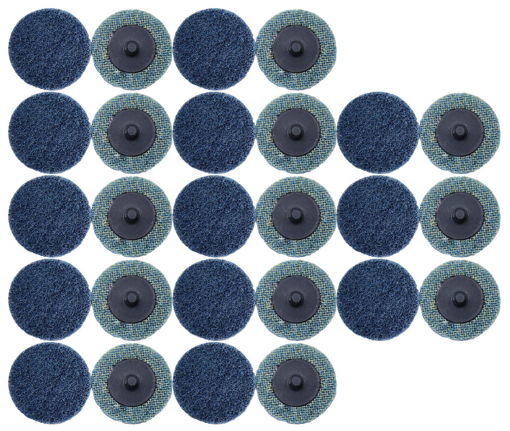 COSPOF 2 Inch Quick Change Disc,26 Pack Surface Conditioning Disc, Ideal for Sanding Disc and Prep (Blue-Fine). Blue-Fine - NewNest Australia