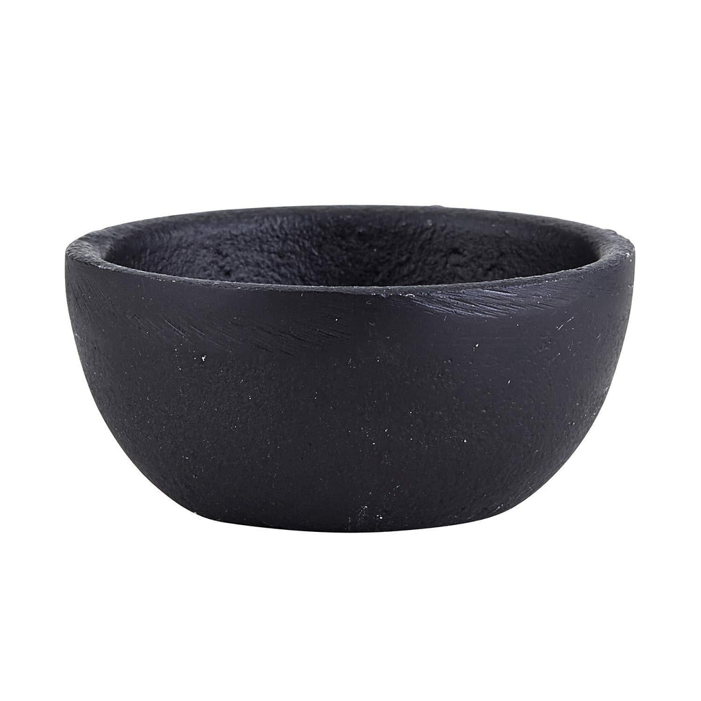 NewNest Australia - Creative Brands 47th & Main Rustic Round Bowl, Tiny, Cast Iron Black 