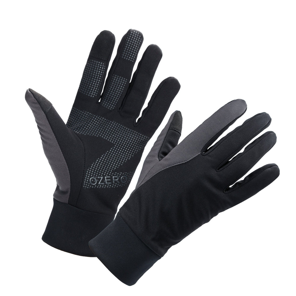 OZERO Winter Thermal Gloves Men Women Touch Screen Water Resistant Windproof Anti Slip Heated Glove Hands Warm for Hiking Driving Running Bike Cycling Small - NewNest Australia