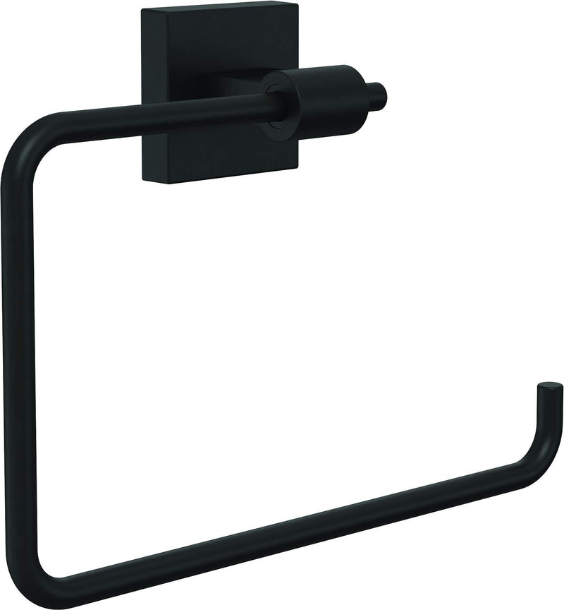 Franklin Brass MAX46-FB Maxted Towel Ring, Matte Black - NewNest Australia