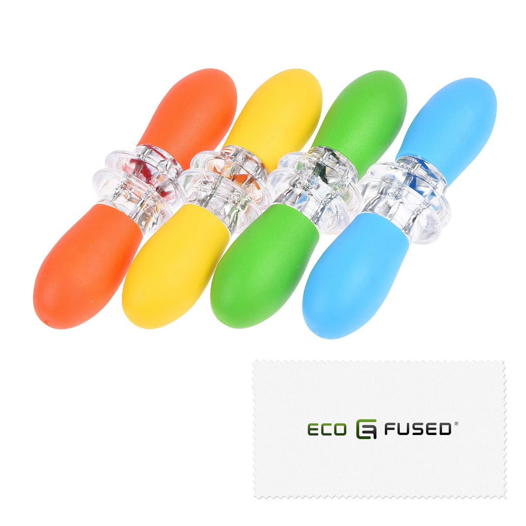 NewNest Australia - ECO-FUSED Corn Holders - 4 Pairs (Orange/Yellow/Blue/Green) - Corn on The Cob Skewers - Large Handle Pin Grips - Interlocking Design - Great for Home Cooking, BBQ, Picnics, Camping and Parties 