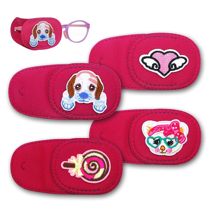 Astropic 4Pcs Right Eye Patches for Kids Glasses (Pink) - NewNest Australia