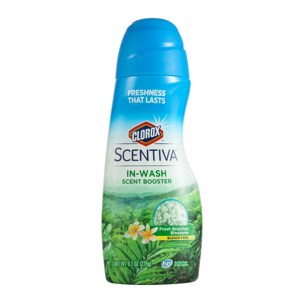 Clorox Scentiva Scent Booster Beads Laundry Freshener | Beautiful and Fresh Brazilian Blossoms Scent| Easy to Use Laundry Beads Scent Booster | 9.7 Ounces 9.7 Ounce - 1 Pack - NewNest Australia