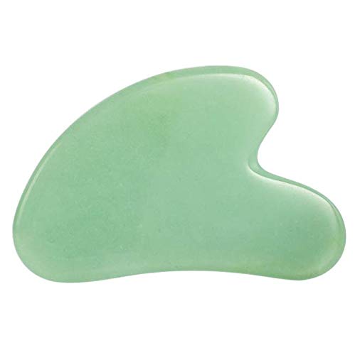 DNHCLL Gua sha Board Natural Jade Gua Sha Scraping Massage Tools, Stone Guasha Board for Face and Body Caring, SPA Acupuncture - NewNest Australia