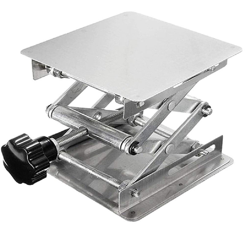 Stainless Steel Lab Jack Scissor Stand Platform (4" x 4") 4"x4" - NewNest Australia
