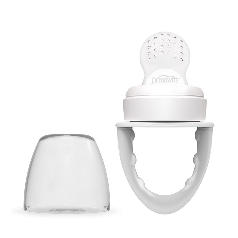 Dr. Brown's Designed to Nourish, Fresh Firsts Silicone Feeder, Grey, One Size 1 Pack - NewNest Australia