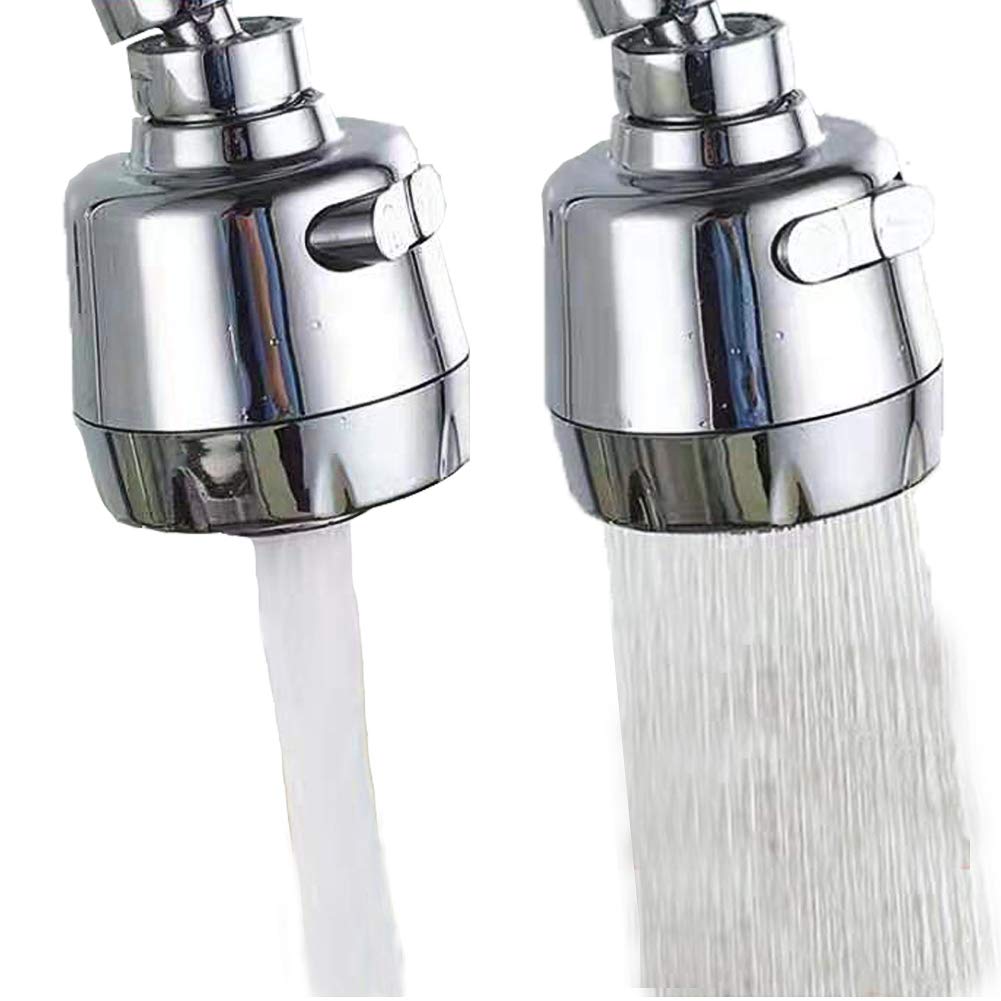 360 -Degree Swivel Kitchen Sink Faucet Aerator Water Saving Tap Aerator Faucet Nozzle for Kitchen, Bathroom Faucet (Shorter Style 1PC) Shorter Style - NewNest Australia