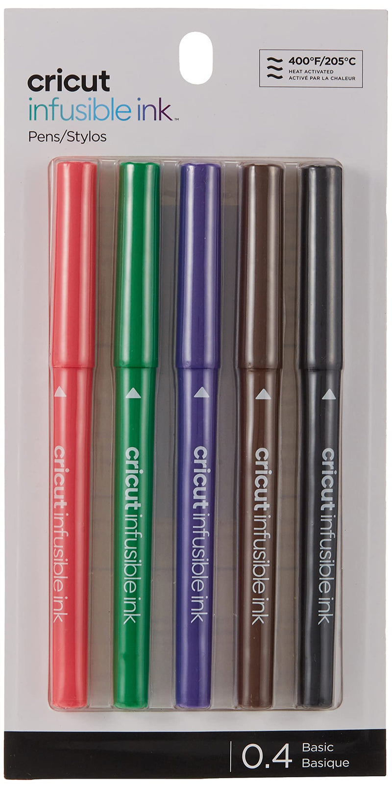Cricut Infusible Ink Pens, Basic Fine-Point Markers (0.4) for DIY, 5 count Fine-Point Pen Basics - NewNest Australia