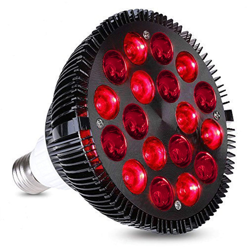 Wolezek Red Light Therapy, 18 LEDs Red Light Therapy Bulb with 660nm Red and 850nm Near-Infrared Combo Wavelength, Infrared Light Therapy Lamp Device for Skin Care Pain Relief - NewNest Australia