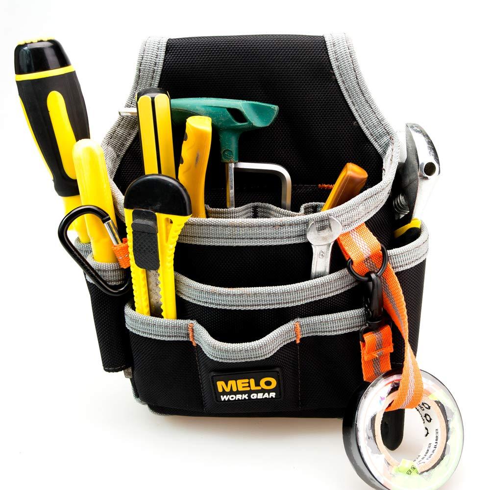 Melo Tough Professional Electric Tool Pouch Shoulder Tool Carrier with Multiple Pockets, Tool Organizer for Technician/ Maintenance and Electrician's Tools Small Pouch - NewNest Australia