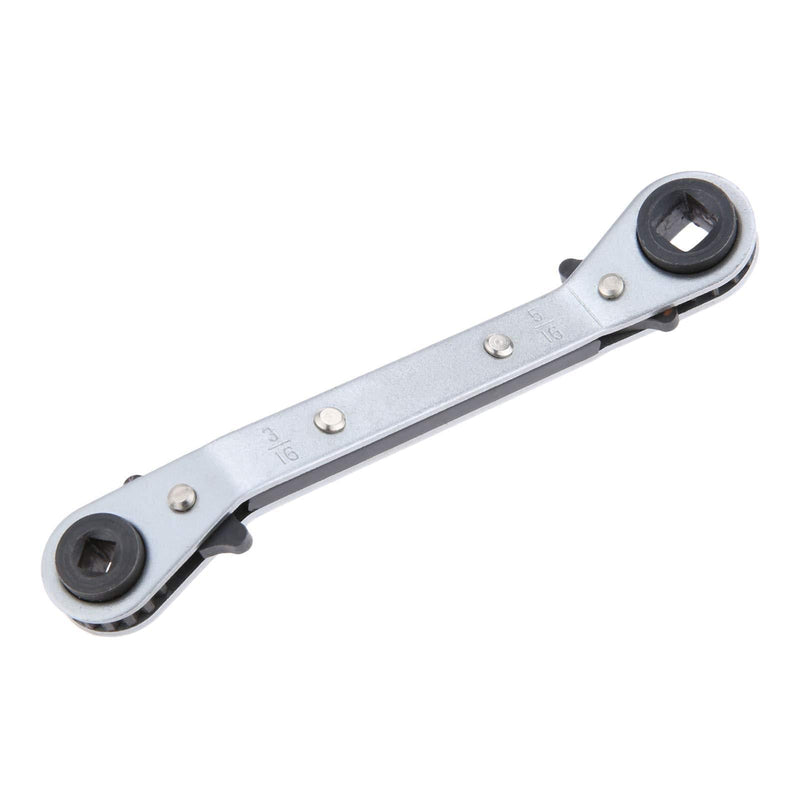 gohantee Refrigeration Ratchet Wrench 4 Different Sizes - 1/4 x 3/16 Square x 3/8 x 5/16 Square Air Conditioning Ratcheting Service Wrench - NewNest Australia