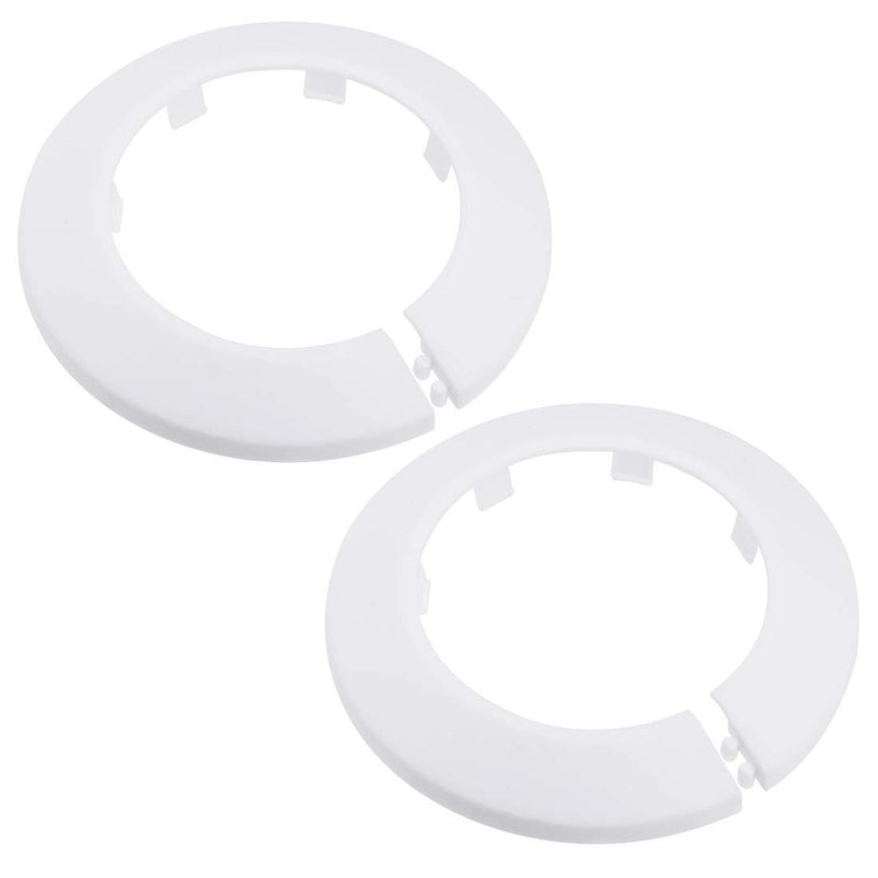 uxcell 62mm Pipe Cover Decoration PP Radiator Escutcheon Water Pipe Wall Cover White 2 Pcs - NewNest Australia