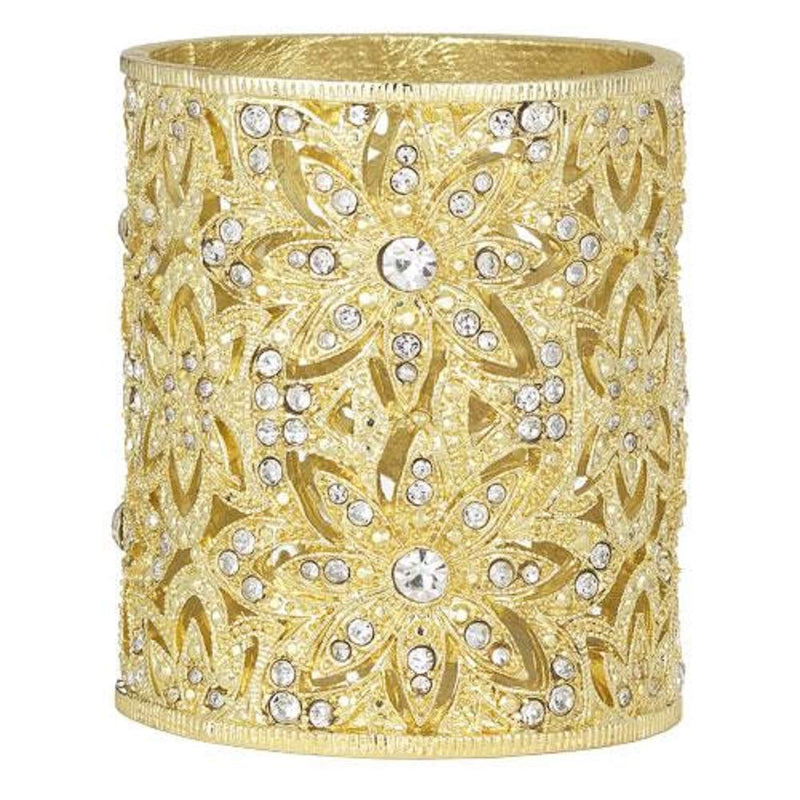 NewNest Australia - Olivia Riegel Crystal Windsor Tea Light Holder, Gold 