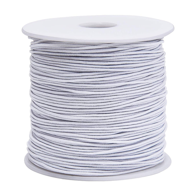 Livder 0.8 mm Elastic String Cord Thread Cords for Jewelry Making Bracelets Beading, 109 Yards, White - NewNest Australia
