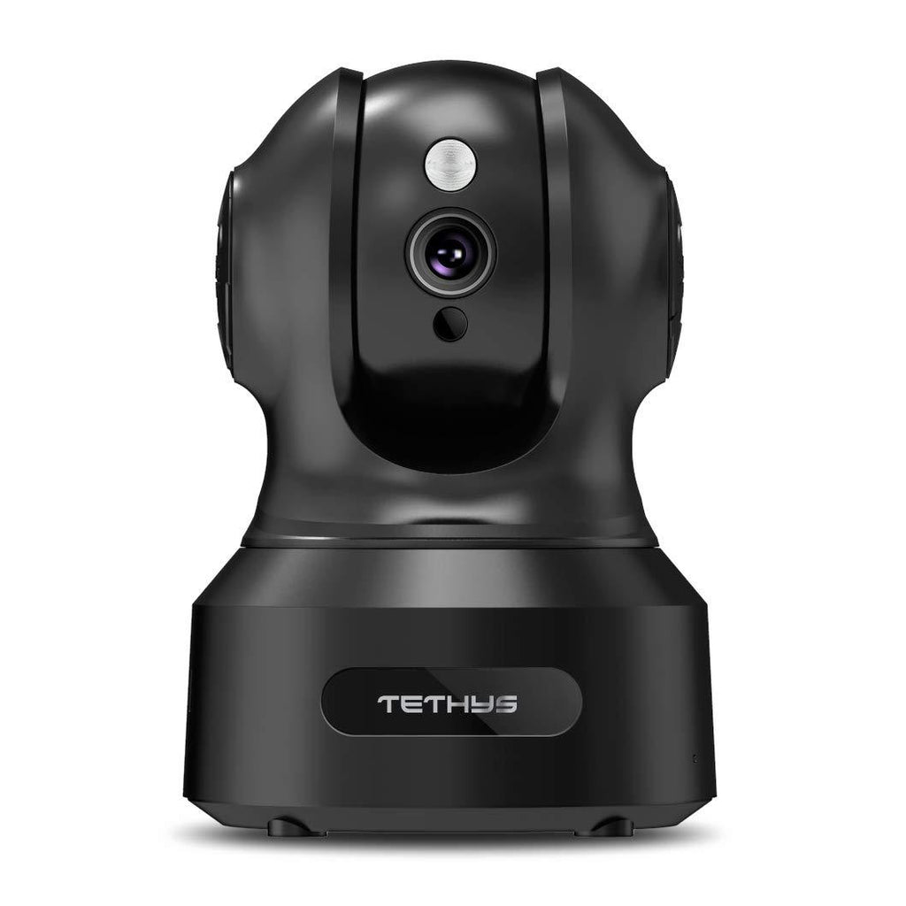 TETHYS Wireless Security Camera 1080P Indoor [Work with Alexa] Pan/Tilt WiFi Smart IP Camera Dome Surveillance System w/Night Vision,Motion Detection,2-Way Audio,Cloud for Home,Business, Baby Monitor - NewNest Australia