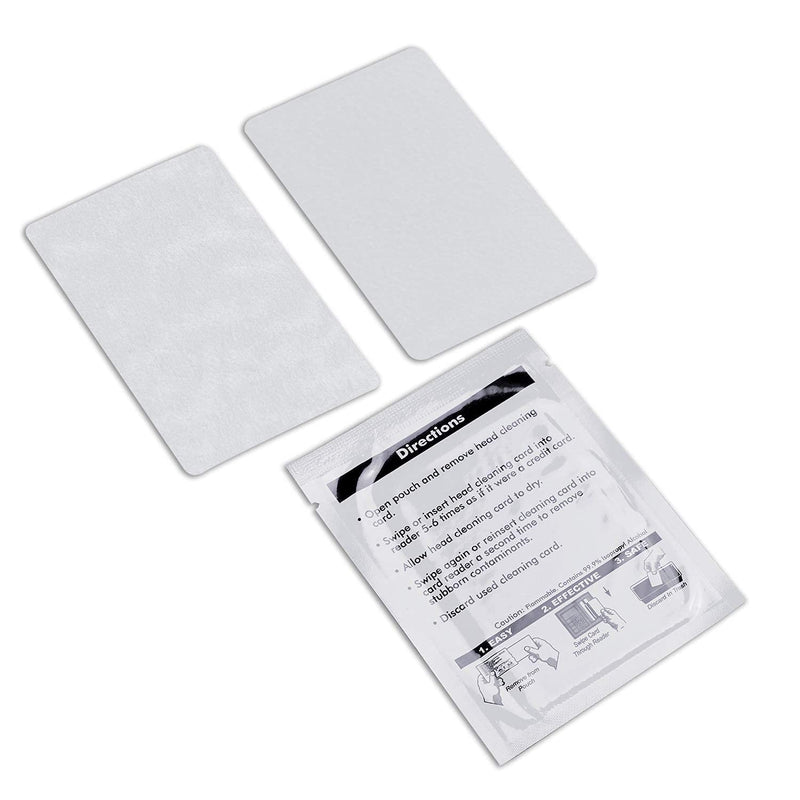 CR80 Cleaning Cards, Dual Side Card Reader Cleaner, POS Swipe Terminal Cleaning Cards CK-CR80-10 (10pcs) - NewNest Australia