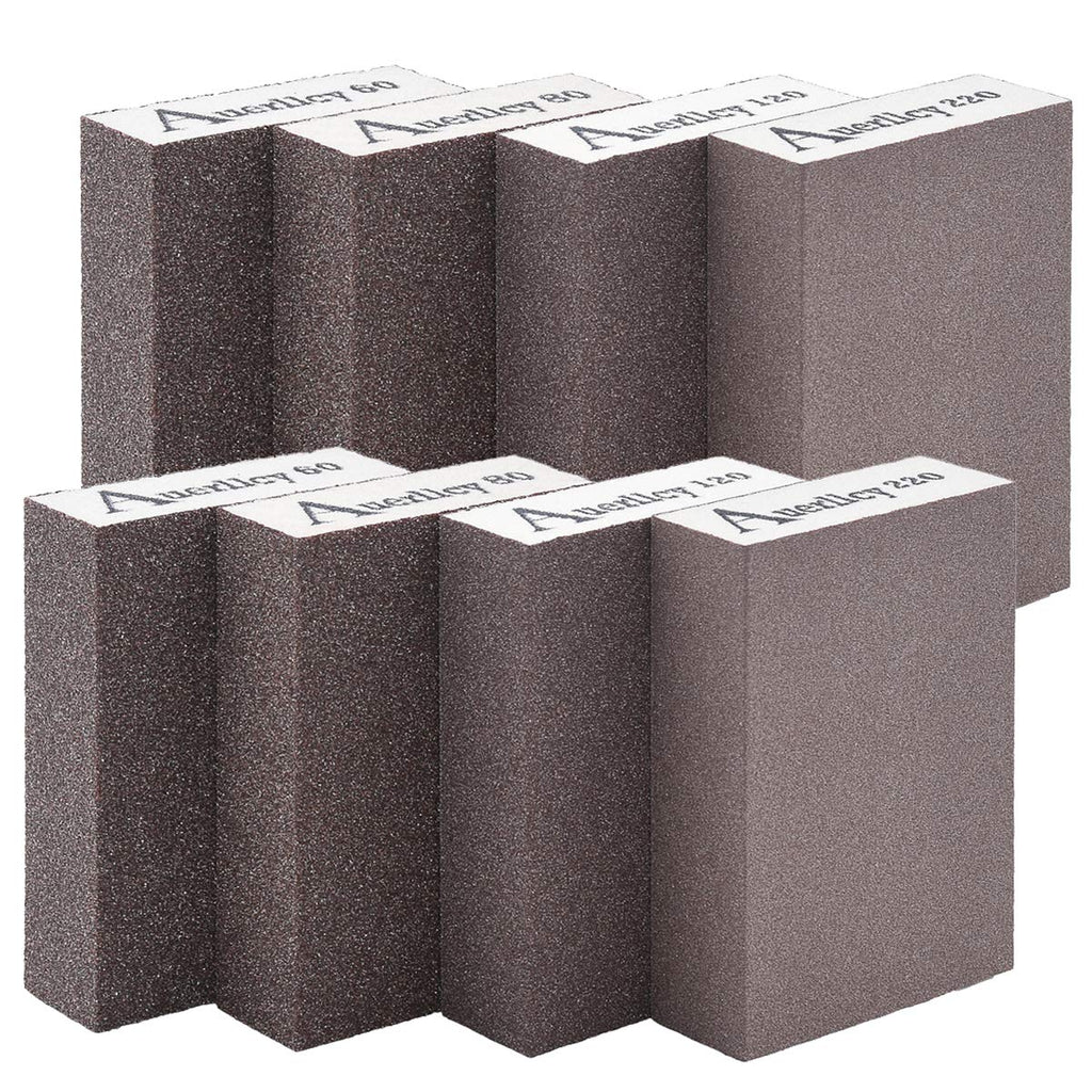 Sanding Sponge,Coarse/Medium/Fine/Superfine 8PCS 4 Different Specifications Sanding Blocks Assortment,Washable and Reusable. (8 PCS) 8PCS-M - NewNest Australia